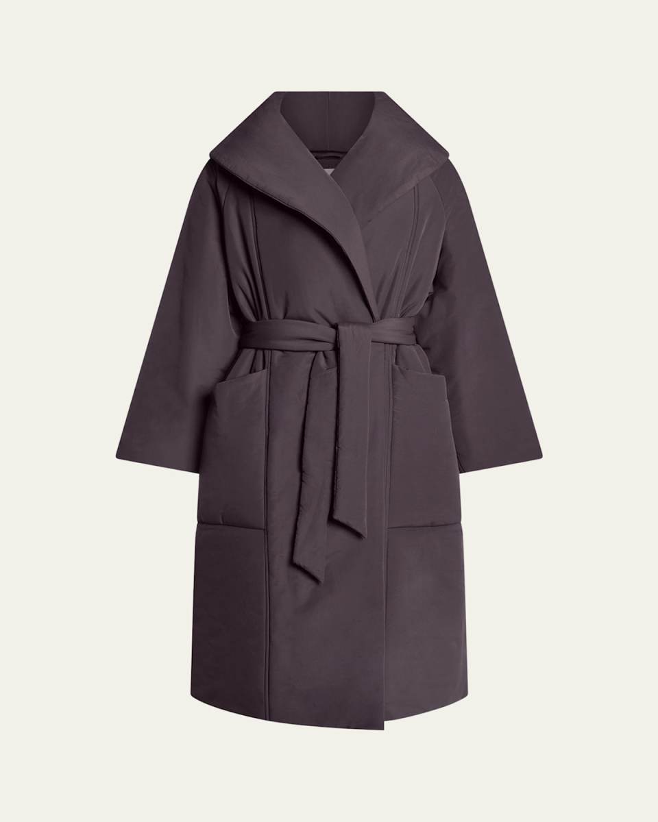 Ana Long Wrap Puffer Coat